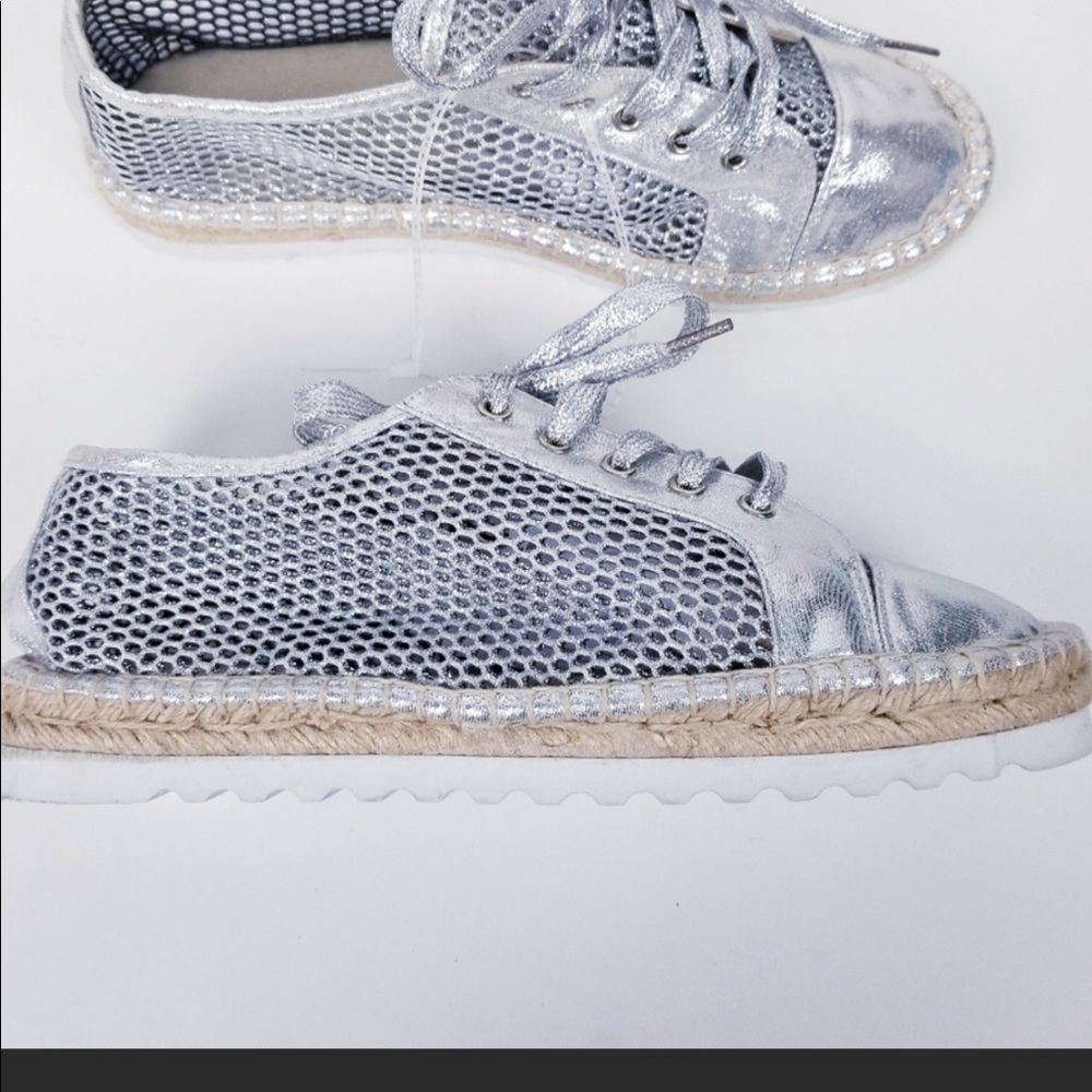 Aldo Silver  Mesh Sneackers